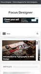 Mobile Screenshot of focusdesigner.com