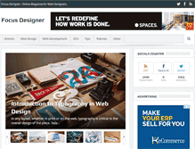 Tablet Screenshot of focusdesigner.com